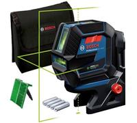 Bosch Professional Laser Level GCL 2-50 G (green laser, interior, RM 10 mount, visible working range: up to 15m, 4x AA battery, in cardboard box)