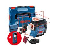 Bosch Professional Laser Level Gll 3-80 C + Rangefinder Glm 20