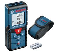 Bosch Professional laser measure GLM 40 (with memory function, measuring range: 0.15-40 m, 2 x 1.5 V batteries, protective bag)