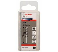Bosch Professional Metal drill bits HSS-G. DIN 338 4 x 43 x 75 mm 2608595059