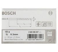 Bosch Professional Metal drill bits HSS-R. DIN 338 6.3 x 63 x 101 mm 2608596587