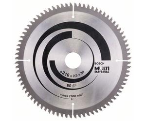 Bosch Professional Multi Material circ.saw blade 216 x 30 x 2.5mm. 80 2608640447