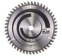 Bosch 1x PRO Multi Material Circular Saw Blade for Corded Hand-Held Saws (for Aluminium, Plastics, Ø mm, Professional Accessory Hand-Held Circular Saw)