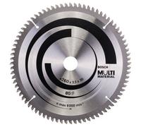 Bosch Professional Multi Material Circular Saw Blade - 260 X 30 X 3.2 mm, 80 Teeth