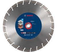 Bosch 1x EXPERT MultiMaterial Diamond Cutting Disc (for Concrete, Reinforced concrete, Ø 300 mm, Professional Accessory Large Angle Grinder)