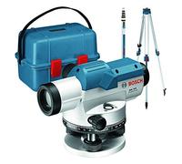 Bosch Professional Optical Level GOL 32 D (32x Magnification, Unit of Measure: 360 Degrees, Range: up to 120m, Measuring Rod GR 500, Tripod BT 160, in Carrying case)