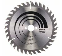 Bosch Professional Optiline Wood circ.saw blade 160x20/16x2.6 mm. 36 2608640597