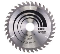 Bosch Professional Optiline Wood Circular Saw Blade - 180 X 30/20 X 2.6mm, 36 Teeth
