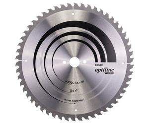Bosch Professional Optiline Wood Circular Saw Blade - 350mm X 30mm X 3.5mm, 54 Teeth