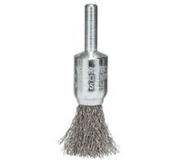 Bosch Professional Pencil Brush - Crimped, Stainless Steel, 15X0.2mm, 15mm