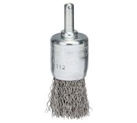 Bosch Professional Pencil Brush - Crimped, Stainless Steel, 25X0.3mm, 25mm