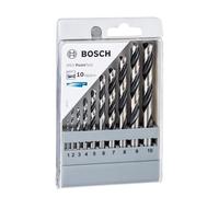 Bosch Professional Professional 2608577348 Metal Twist Drill HSS-Set 10-Piece PointTeQ in Cassette, 1-10 mm