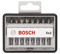 Bosch Professional RobustLine 8-Piece Extra-Hard Screwdriver Bit Set