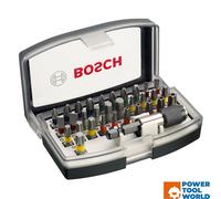 Bosch 2607017319 Professional 32-Piece Screwdriver Bit Set (Extra Hard Screwdriver Bit, Drill Driver and Screwdriver Accessories) , Silver , 13cm x 6.7cm x 4.5cm