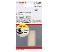 Bosch M480 Net Hook and Loop Sanding Sheets 70mm x 125mm 400g Pack of 10