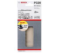 Bosch Professional Set of 10 Sanding Sheets M480 Best for Wood and Paint (Wood and Paint, 80 x 133 mm, grit G320, Accessories for Orbital Sanders)