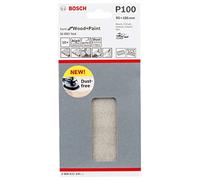 Bosch Professional Set of 10 Sanding Sheets M480 Best for Wood and Paint (Wood and Paint, 93 x 186 mm, grit G100, Accessories for Orbital Sanders)