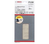 Bosch Professional Set of 10 Sanding Sheets M480 Best for Wood and Paint (Wood and Paint, 93 x 186 mm, grit G150, Accessories for Orbital Sanders)