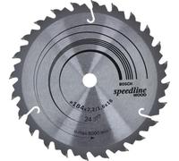 Bosch 1x PRO Wood Circular Saw Blade for Corded Hand-Held Circular Saws (for Softwood, Hardwood, Ø mm, Professional Accessory Hand-Held Circular Saw)