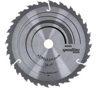 Bosch Professional Speedline Wood Circular Saw Blade - 190 X 20/16 X 2.2 mm, 24 Teeth