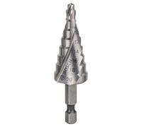 Bosch Professional Step Drill Bit Hss 1/4" Hex - 4-20mm