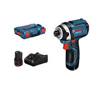 Bosch Professional System Cordless Impact Wrench GDR (2X 2.0Ah Batteries and Charger, in L-Boxx), 12V-105