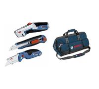 Bosch Professional Three-Part Knife Set + toolbag, Size L