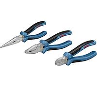 Bosch Professional Three-Part Pliers Set (Combination Pliers, Needle-Nose Pliers and Side Cutters, with L-BOXX Inlay)