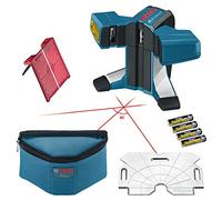 Bosch Professional Tile Laser GTL 3 (3 Lines, Range: up to 20m, 4X AA Batteries, Protective Bag)