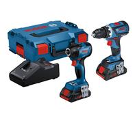 Bosch Professional Twin Pack 18V Drill and Impact Driver with ProCORE18V Batteries