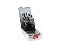 Bosch Professional 25-Piece PointTeQ HSS Twist Drill Bit Set (for Metal, ProBox, Drill Driver Accessories)