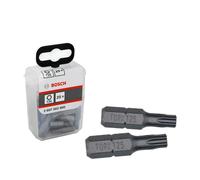 Bosch Extra Hard Torsion Torx Screwdriver Bits T25 25mm Pack of 25