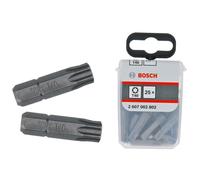 Bosch Professional Tx40 25mm ExtraHard Screwdriver Bit TicTacBox 25pk 2607002802