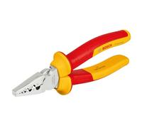 Bosch Professional VDE Crimping Pliers - 180 mm (Crimping ranging from 0.25 mm² up to 16 mm², Certified up to 1,000 V)