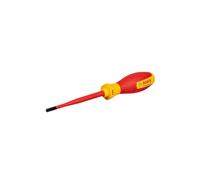 BOSCH Professional VDE Flat and Cross Screwdriver SL/PH1 x 100 mm - Insulated 1000 V, tested 10,000 V - Non-slip softgrip handle