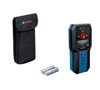 Bosch Professional Wall Scanner GMS 120-27 (2xAA Batteries, max. Detection Depth Non-Magnetic Metal/Magnetic Metal/Live-Wire/Wood: 120/100/50/30 mm, Pouch)
