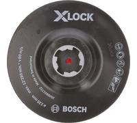 Bosch Professional X-Lock Backing Pad - Hook And Loop, 125mm, 12250Rpm