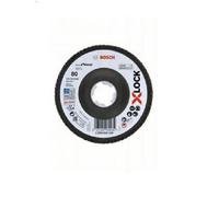Bosch Professional X-Lock Flap Discs - Angled Version - Fibre Plate - 115mm - G 80 - X571 - Best For Metal