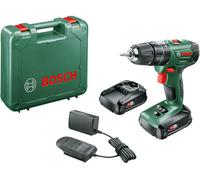 BOSCH PSB 1800 LI-2 Cordless Drill Driver with 2 batteries - Black & Green