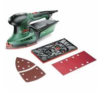 Bosch Multi Sander - PSM 200 AES (Supplied with 2 abrasive sheets, Sanding Plate and Case)