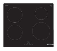 Bosch PUE611BB5E Series 4 60cm 4 Zone Induction Hob in Black Glass