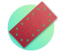 Bosch Punched Hook & Loop Sanding Sheets 2608605584 115 x 230 mm P40 14-hole Pack of 10