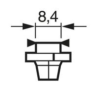 Bosch Pure/Lt 12V 1.5W Bx8.4D Trade Pk Part No - 1987302255