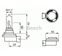Bosch 1 987 302 082 Bulb, spotlight