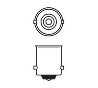 Bosch Pure/Lt T4W 12V 4W Ba9S - 1987302207 - Pack of 10