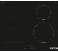 Bosch Series 4 PWP611BB5B Induction Hob with TouchSelect, CombiZone, PowerBoost and Timer Switch Off, Integrated, Black, 60cm wide