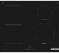 Bosch Series 4 PWP611BB5B Induction Hob with TouchSelect, CombiZone, PowerBoost and Timer Switch Off, Integrated, Black, 60cm wide
