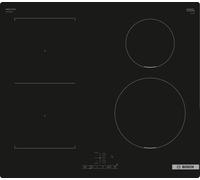 Bosch PWP611BB5B Series 4 60cm 4 Zone Induction Hob in Black Glass
