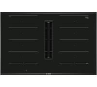 Bosch Serie 8 PXX875D67E hob Black Built-in 80 cm Zone induction hob 4 zone(s) Built-in hood