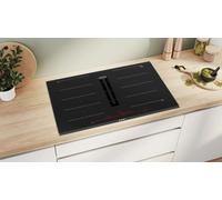 Bosch Serie 8 PXX875D67E hob Black Built-in 80 cm Zone induction hob 4 zone(s) Built-in hood